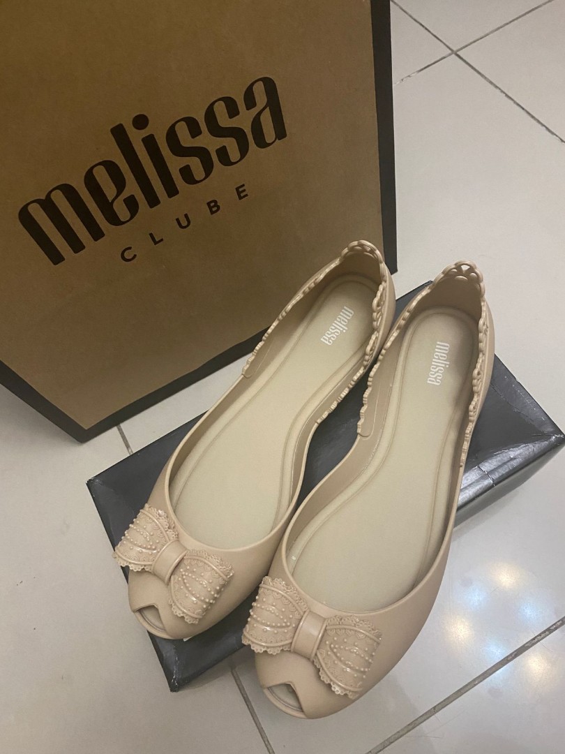 Melissa outlet nude shoes