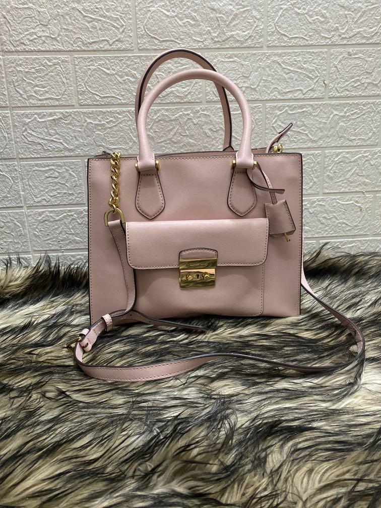 Michael Kors Bridgette Medium Blossom Leather Tote Bag