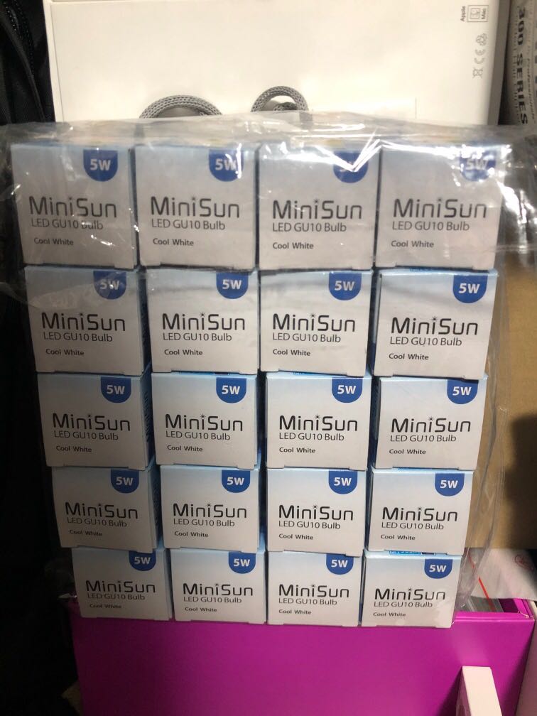 Minisun gu10 Led 5W Furniture Home Living Lighting Fans Lighting on Carousell