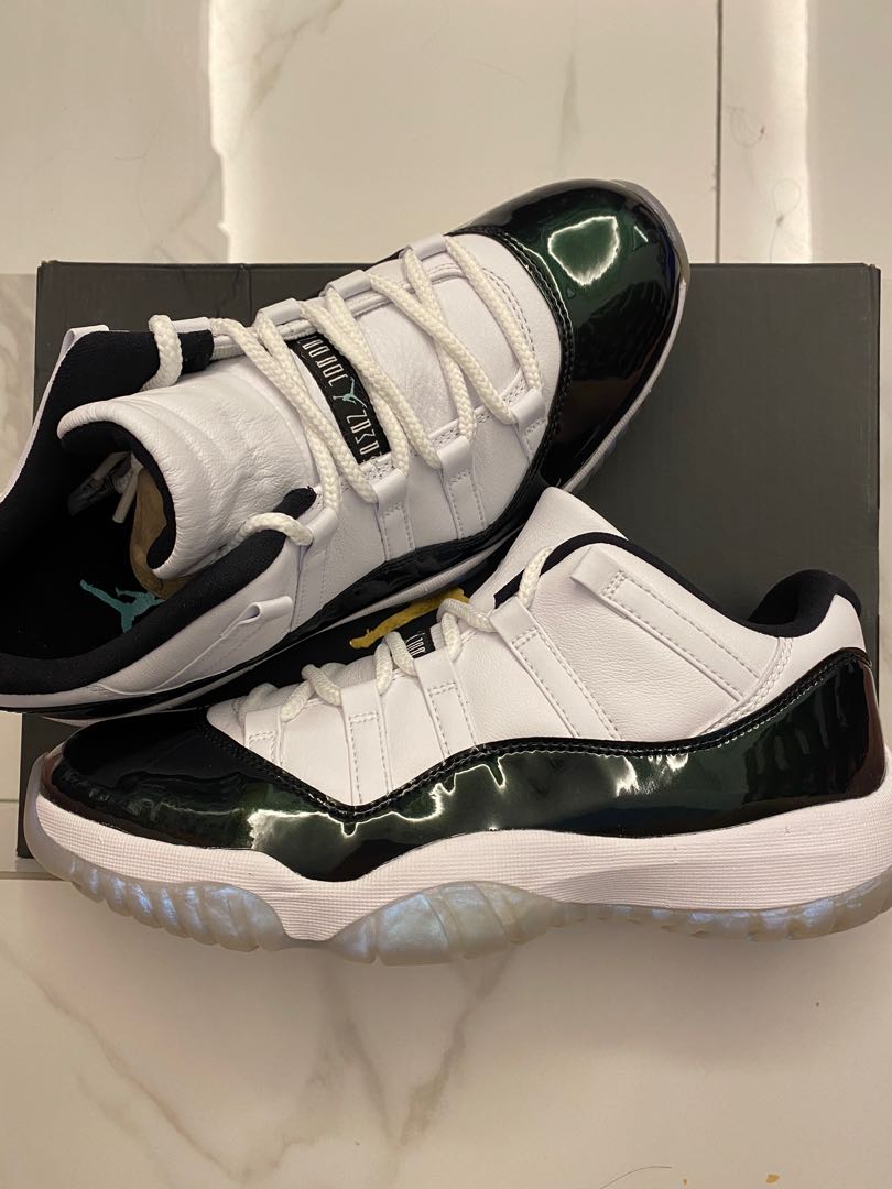 Nike Air Jordan 11 low emerald, Men's 