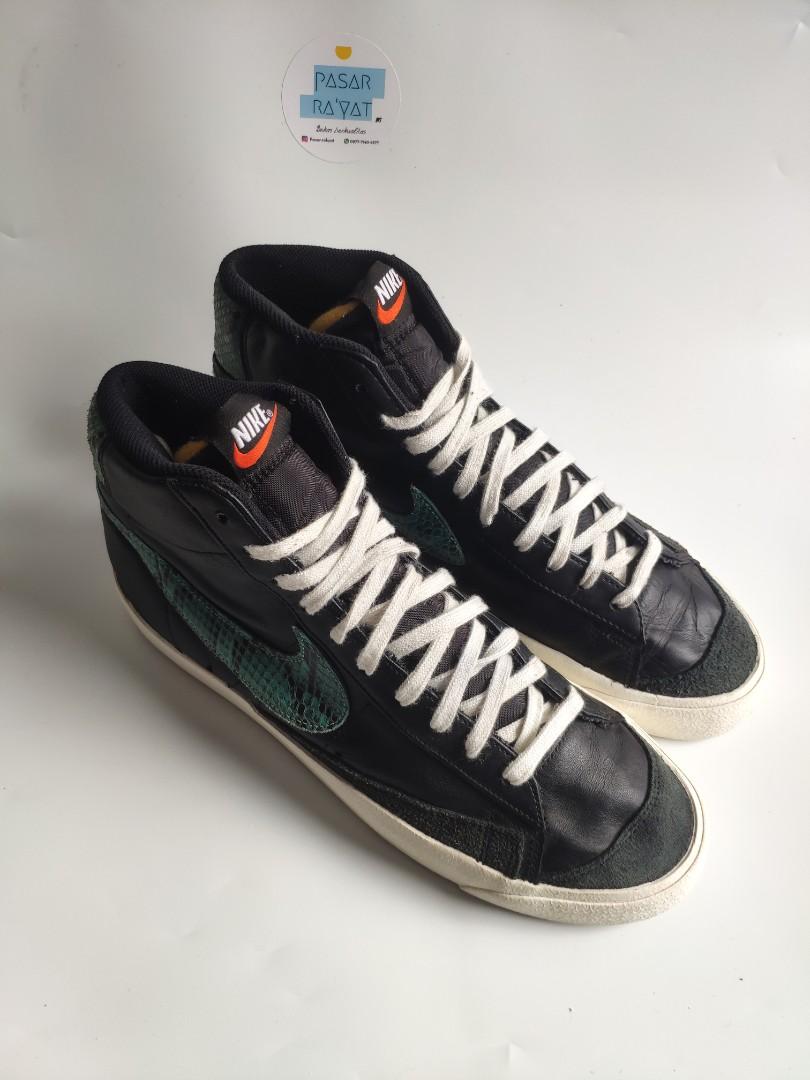 Nike Blazer Vintage Snake Skin, Fesyen Pria, Sepatu , Sneakers di Carousell