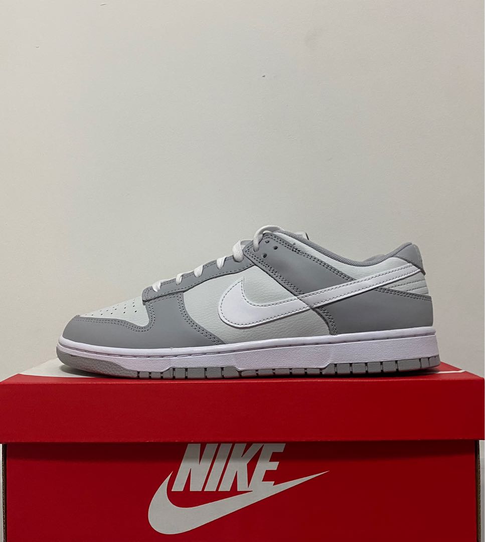 Nike Wolf Grey Dunk Low, Men's Fashion, Footwear, Sneakers on Carousell