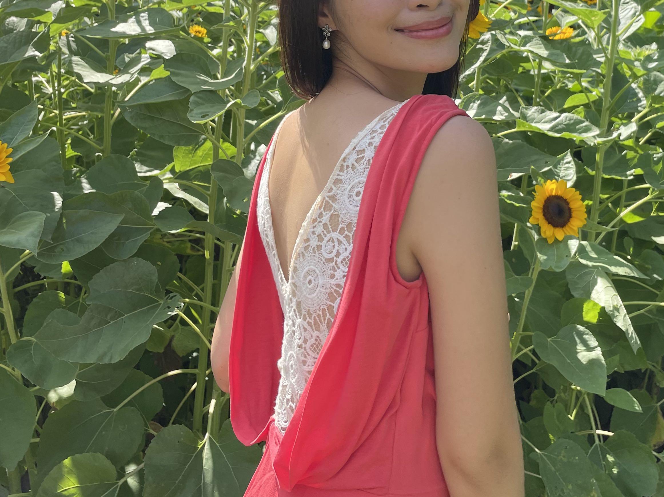 Open back dress w/ lace from Massimo Dutti (Category: Dresses) located in Quezon City. Submitted by ariannesamonte (Listing ID 1153150620, Image 3). Description: 100% authentic Like new — worn twice Zippered back on the lace part * For reference: My height is 5”7, so the dress is a little bit above the knee.