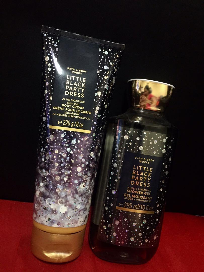 ORIGINAL BATH AND BODY WORKS LITTLE BLACK PARTY DRESS BUNDLE SET SHOWER GEL & BODY CREAM, Beauty & Personal Care, Bath & Body, Body Care on Carousell ORIGINAL BATH AND BODY WORKS LITTLE BLACK PARTY DRESS BUNDLE SET SHOWER GEL & BODY CREAM, Beauty & Personal Care, Bath & Body, Body Care on Carousell