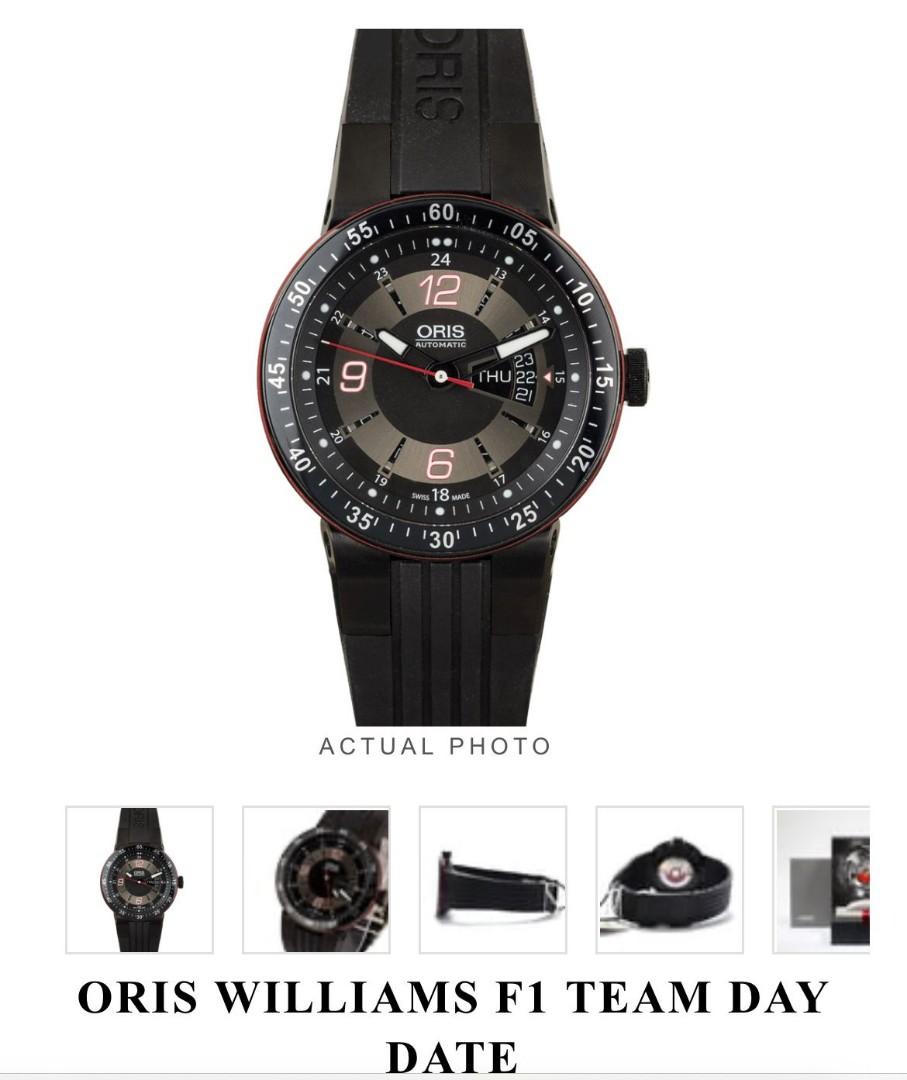 Oris Williams F1 team day date