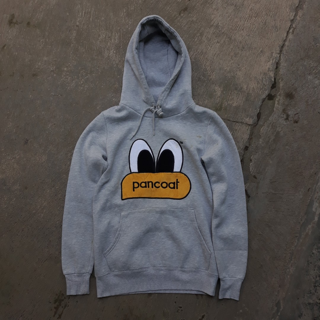 Pancoat Hoodie Grey Original, Fesyen Pria, Pakaian , Baju Luaran di  Carousell