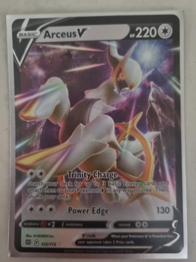 Pokemon TCG: Arceus V Brilliant Stars, Hobbies & Toys, Toys & Games on  Carousell