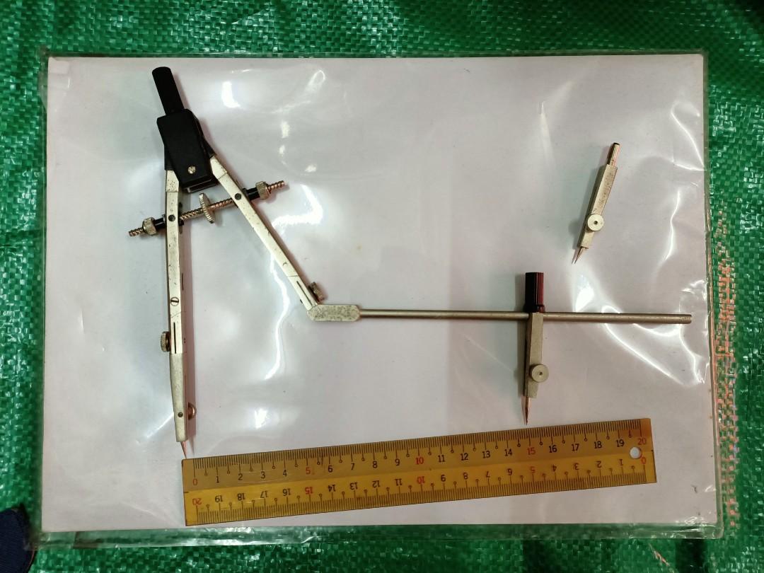 Precision Engineering Compass (Category: Home Improvement Tools & Accessories) located in Singapore. Submitted by yl_ling10 (Listing ID 1081306508, Image 2). Description: ( picture no. 1 to 5 ) Unique and Special for drawings ** • K505 Precision Compass Set 5's guidelines Compass, extension Technical pen holder, pointer guide, pencil lead container. - @ $ 2.00 *** SPECIAL OFFER - ** FREE ** * Buy one (1) Get one (1) Free * ** SELL YOU FOR FREE **