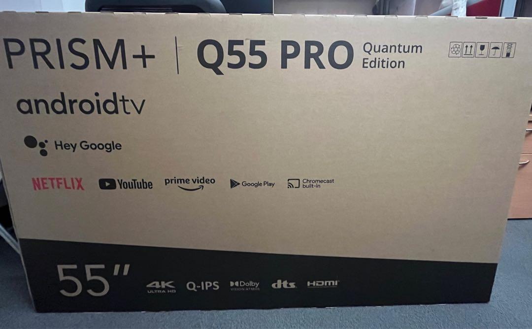 Brand New!! Prism+ Q55 Pro Quantum Edition, TV & Home Appliances, TV
