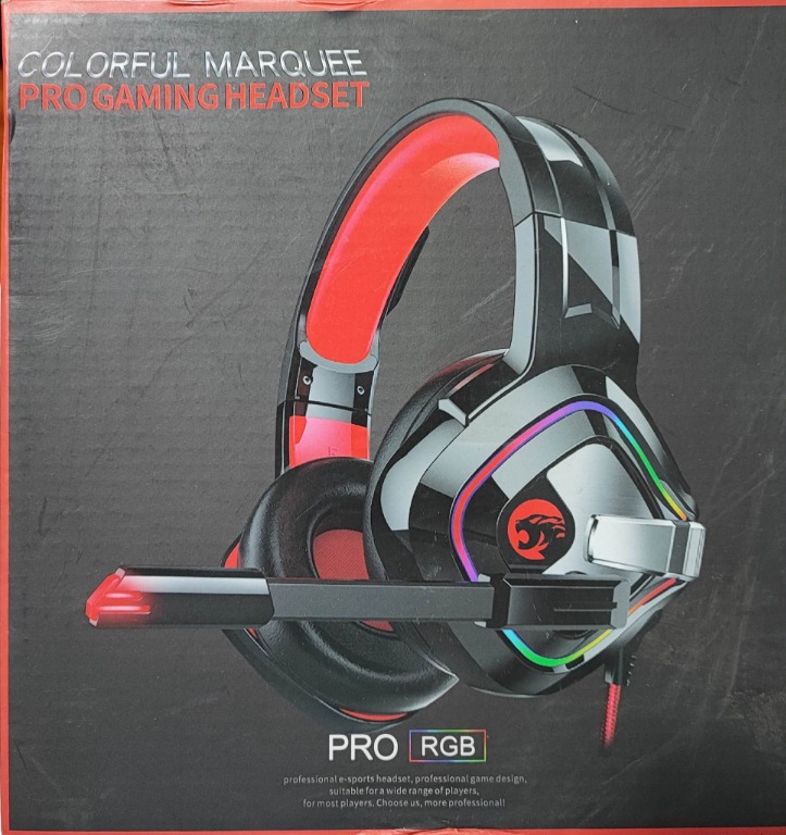 Sale Clearance PRO GAMING HEADSET COLORFUL MARQUEE PRO RGB E900