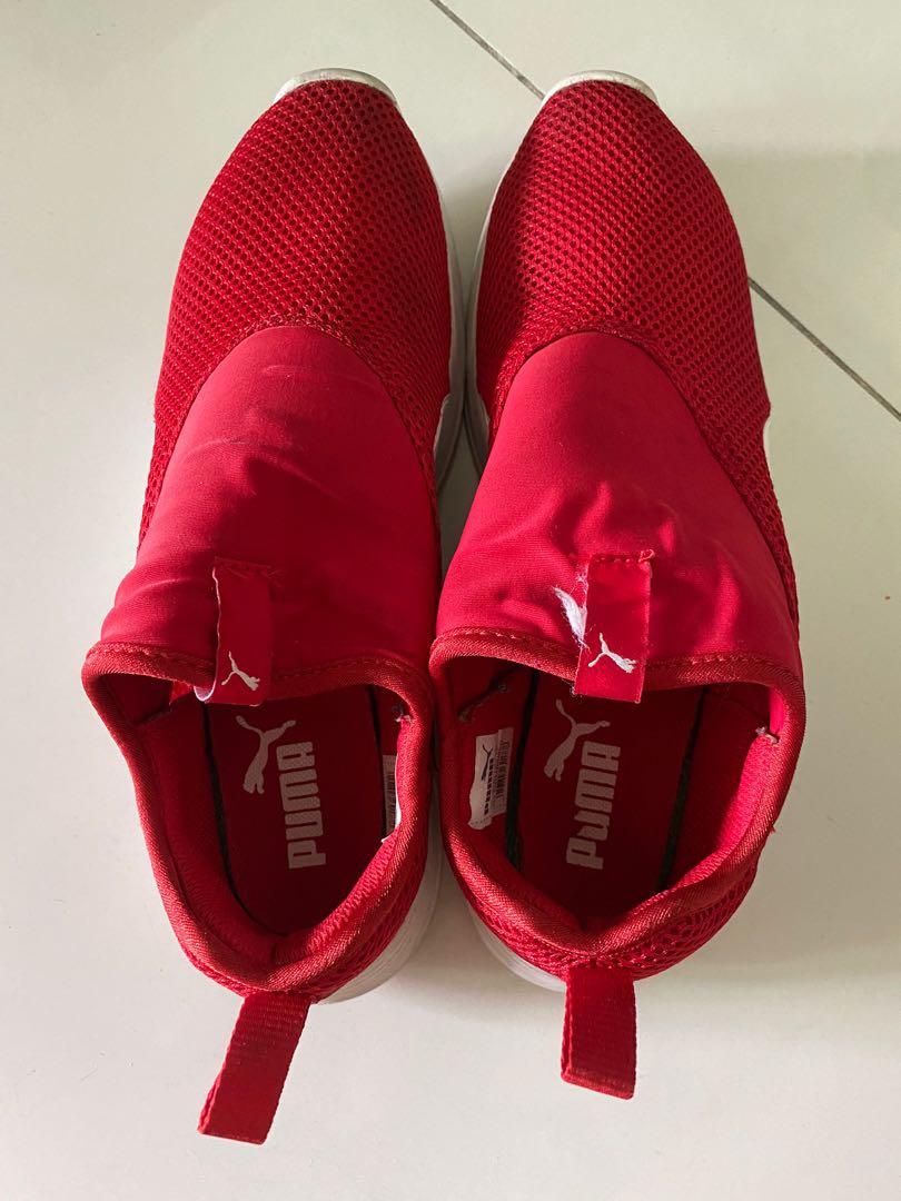Puma slip ons kids pink clearance