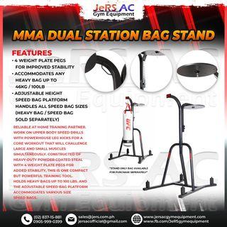 Punching Bag and Speed Ball Standing Rack Dual MMA Stand