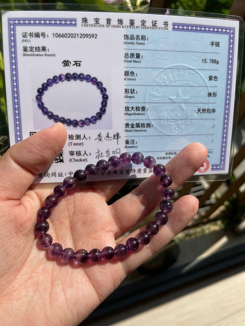 Purple fluorite jewelry clearance