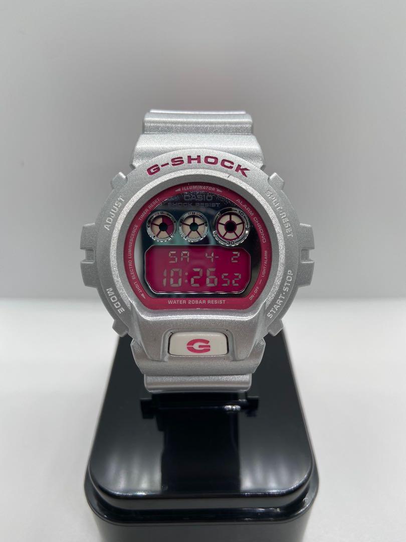 Rare Silver Pink G Shock DW 6900CB 8 Module 1289 DW6900 CB8