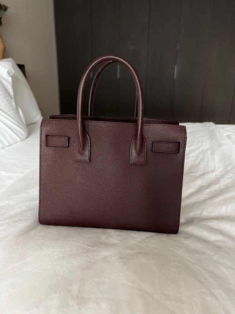 Saint laurent sac de jour outlet burgundy