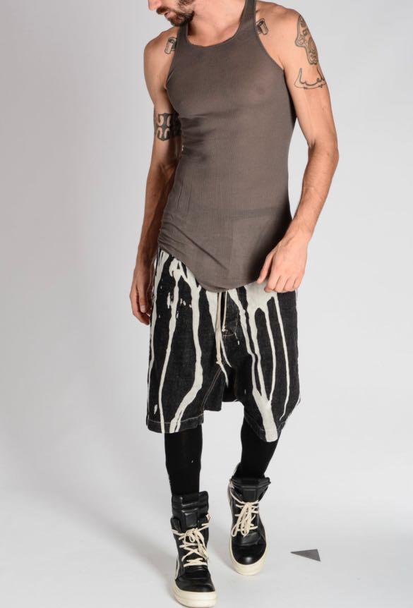 パンツ Rick owens vomit bleach pods pants short Rick Owens Bleach Vomit | Grailed