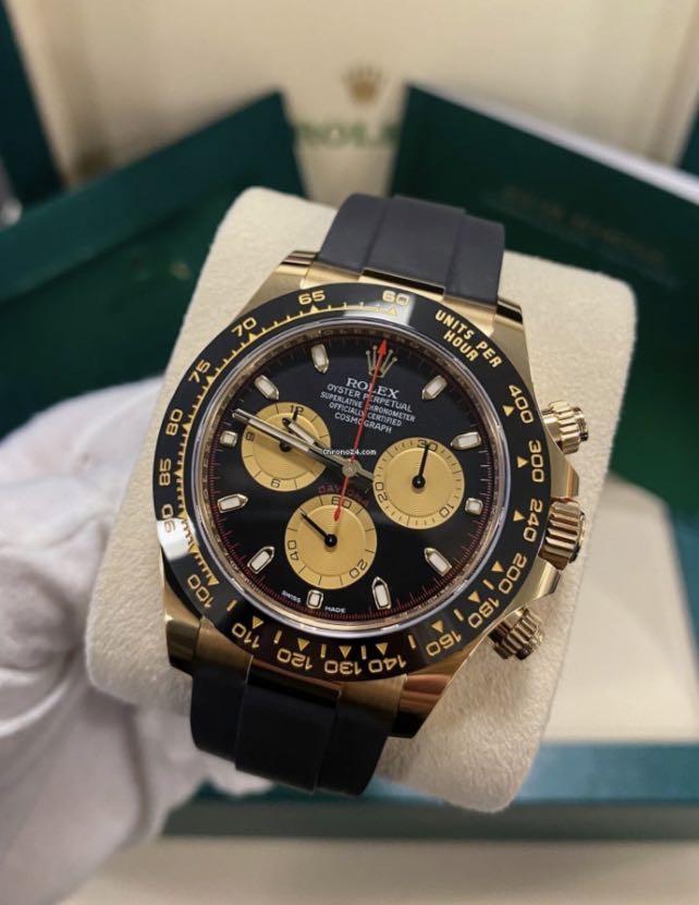 Rolex Daytona 18k Yellow Gold Paul Newman Dial Oysterflex Brand
