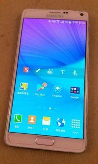 二手Samsung note4 32GB SM-N910U 粉紅色 5.7吋