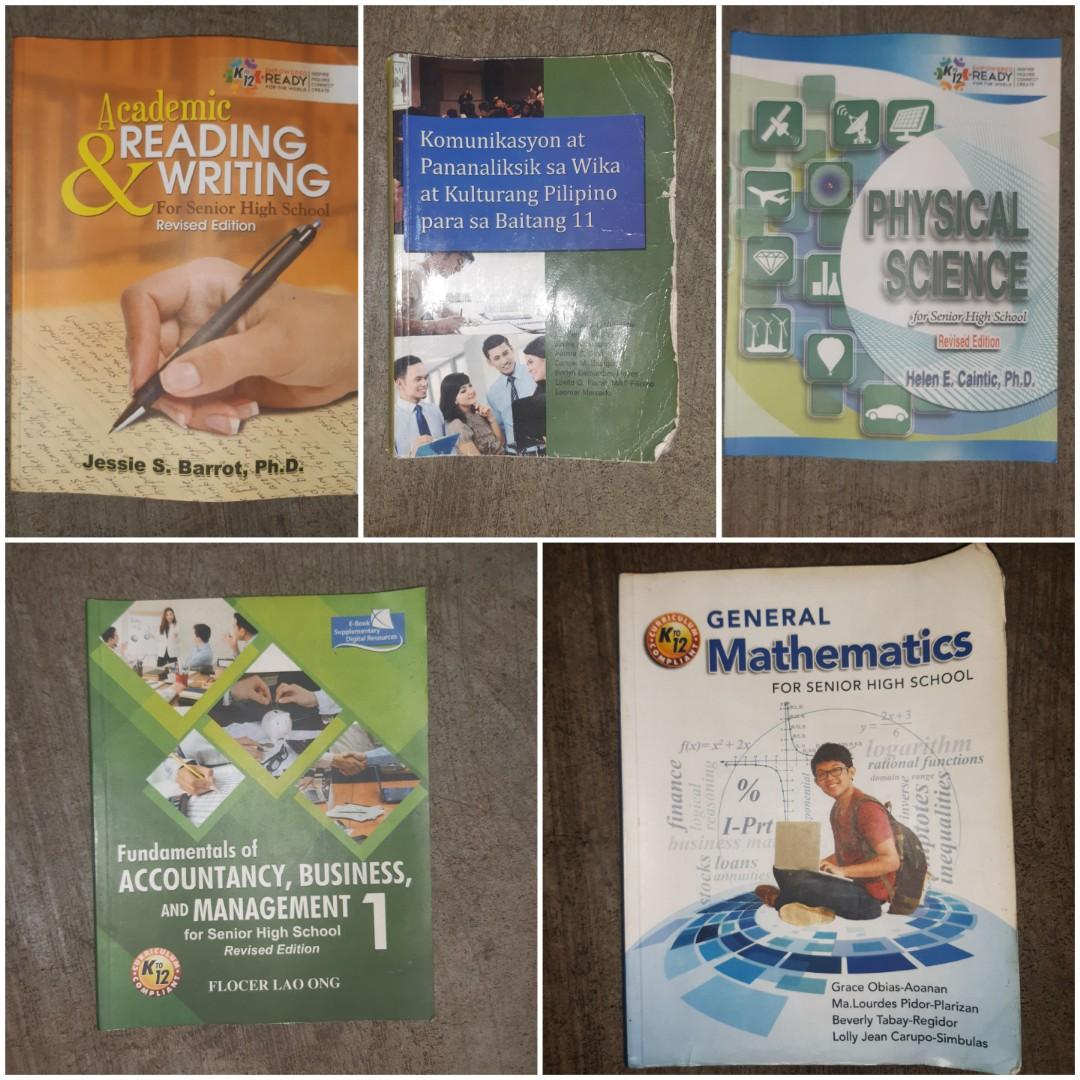 Senior High Books for ABM (Category: Textbooks) located in Antipolo. Submitted by blueshopvintage (Listing ID 1153082418, Image 2). Description: slightly used senior high books for ABM students 150/book for take all 200 each retail.