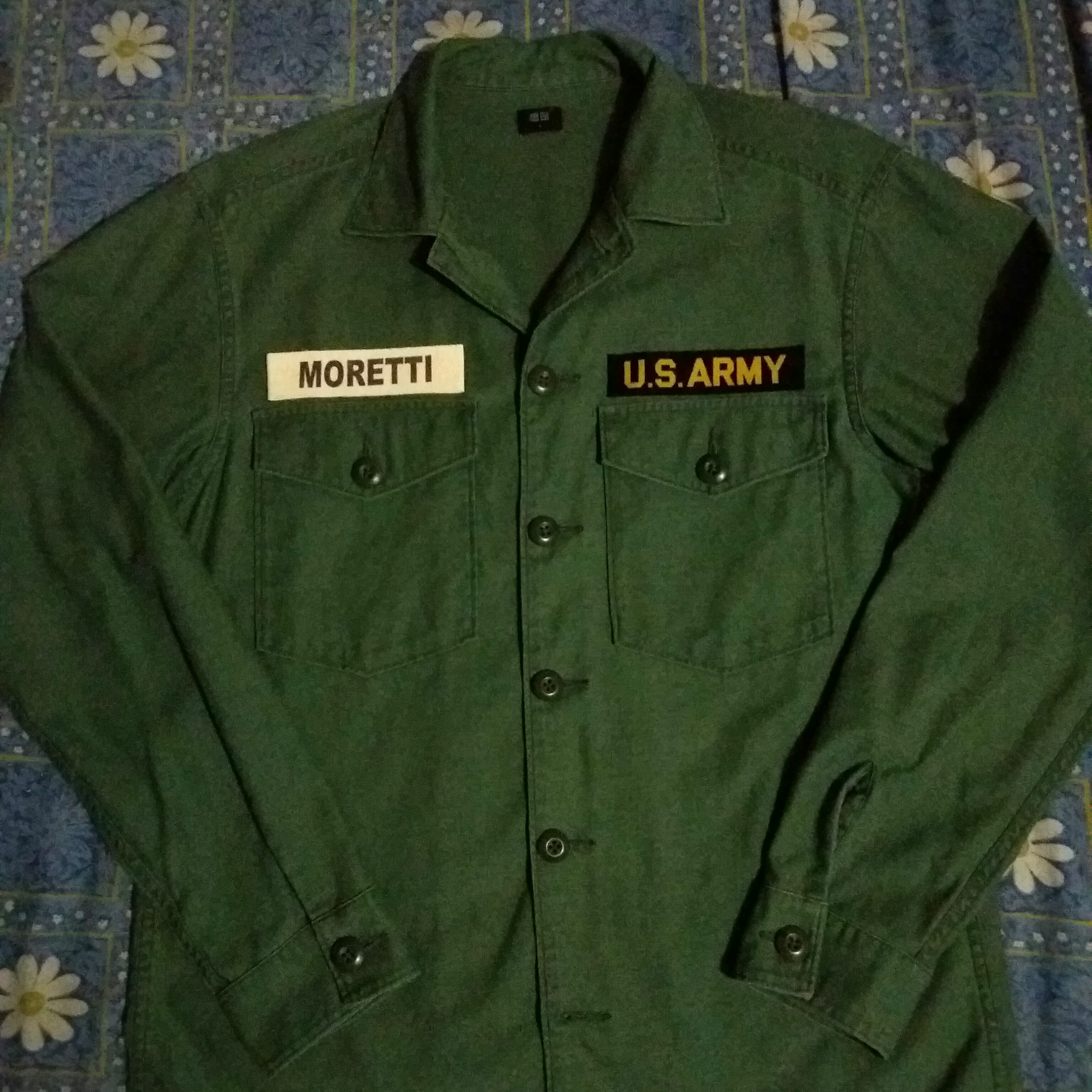 Shirt Uniqlo Olive Green Repro OG 107 