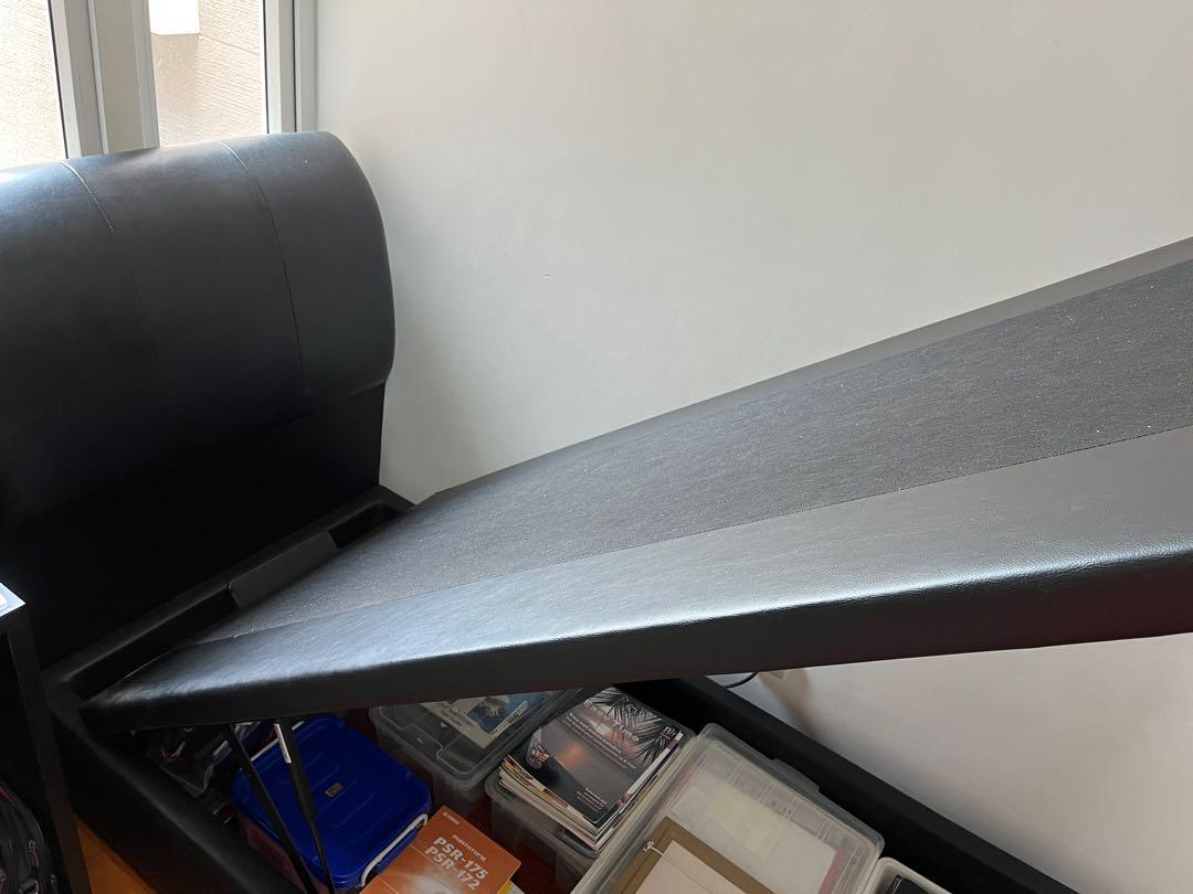 Single storage bed frame, Furniture & Home Living, Furniture, Bed ...