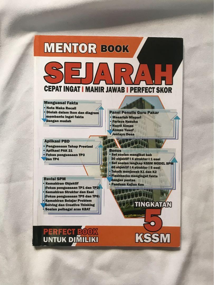 Spm Mentorbook Sejarah Ting 5 Kssm Hobbies Toys Books Magazines Textbooks On Carousell