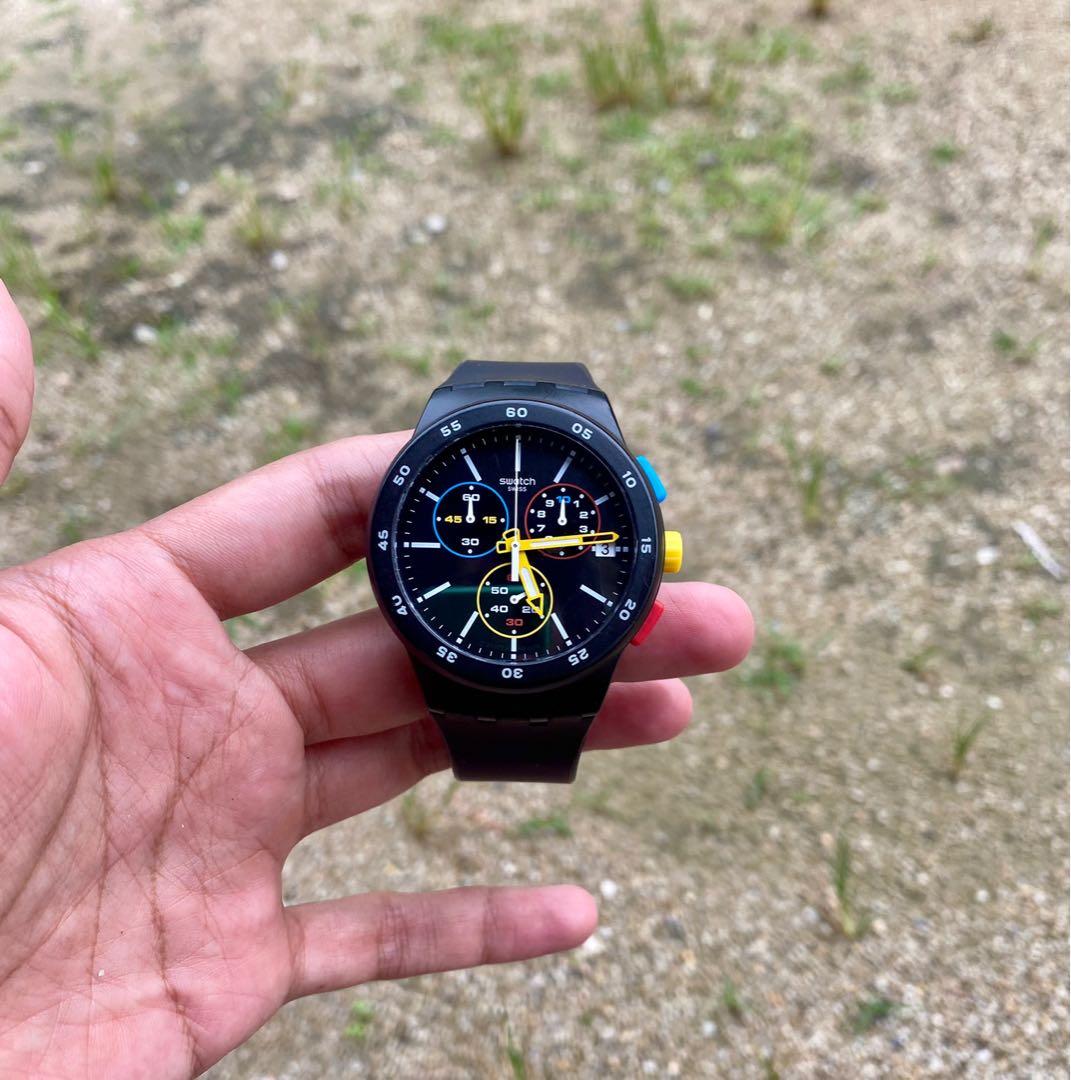Swatch black store one