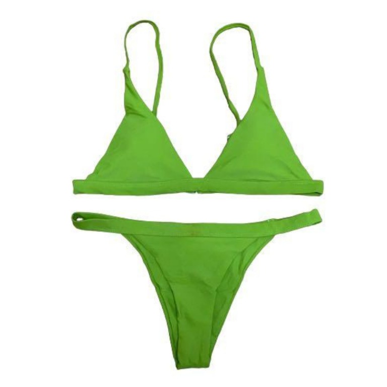 Swimsuits Yellow Green Kathryn Bernardo, Women's Fashion, Swimwear ...