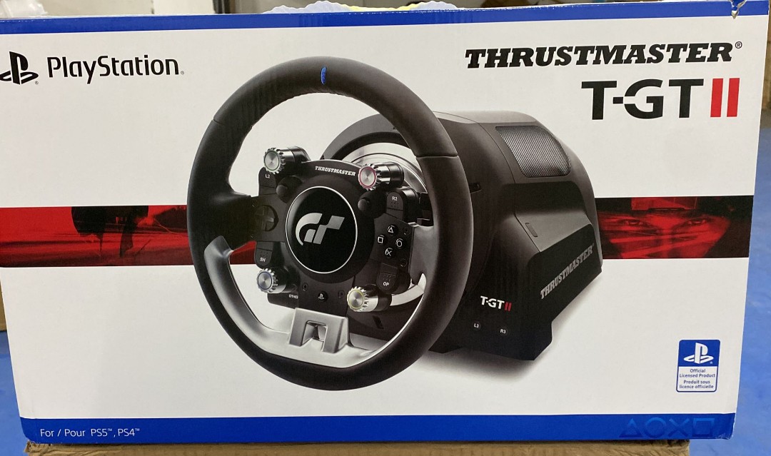現貨全新Thrustmaster T-gt II t gt GT 7 PS4 PS5軚盤可用消費券, 電子遊戲, 遊戲機配件, 手掣-  Carousell