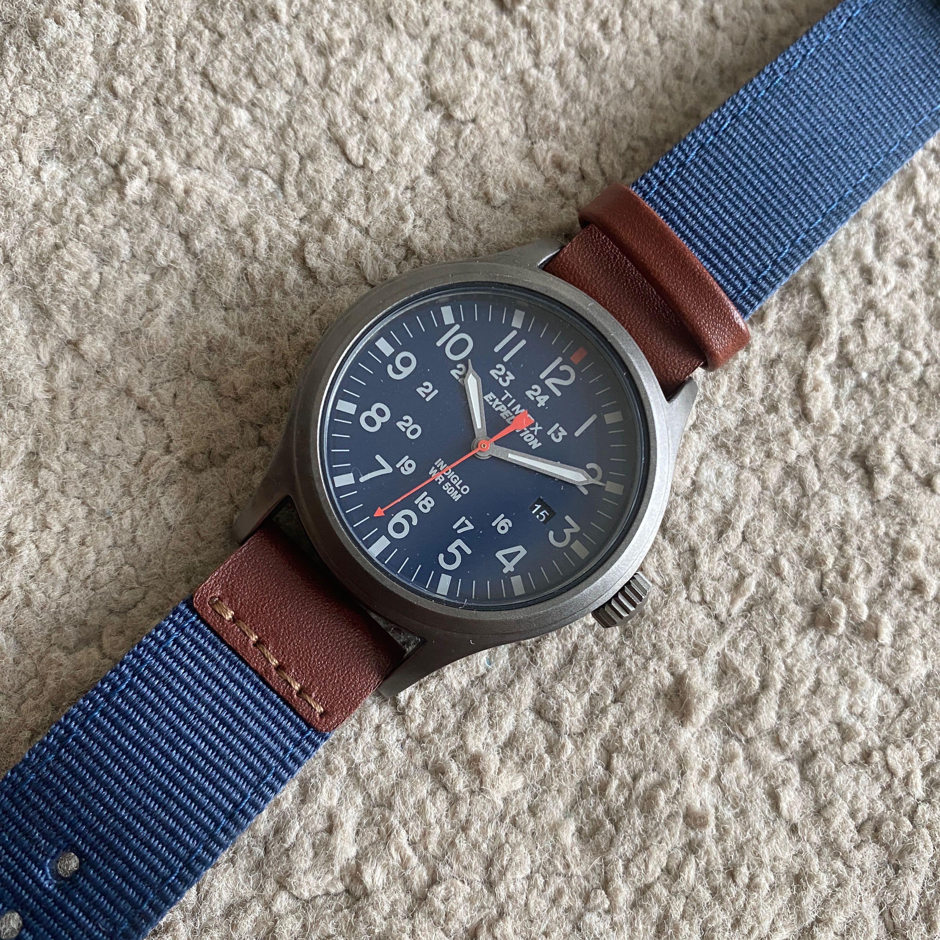 Timex Expedition Scout 40MM Fabric Strap Watch, Men's Fashion, Watches &  Accessories, Watches on Carousell