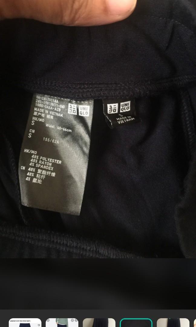 uniqlo ponte wide pants (Category: Jeans) located in Lucena. Submitted by fabfinder (Listing ID 1153060718, Image 3). Description: excellent used condition navy blue bpi payment only.