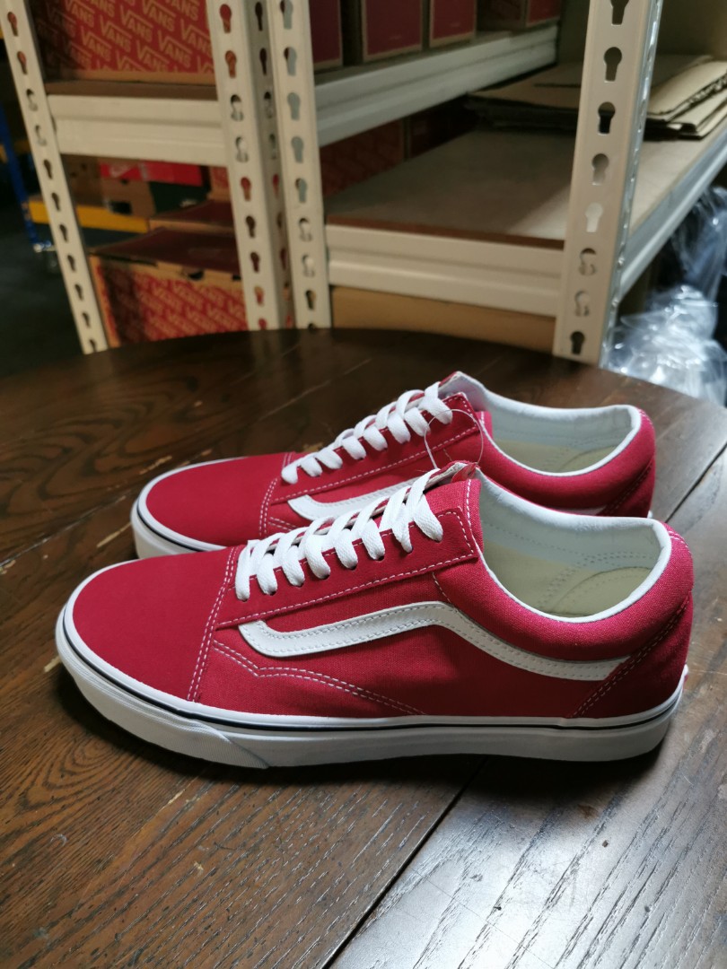 VANS OLD SKOOL CRIMSON WHITE 2960