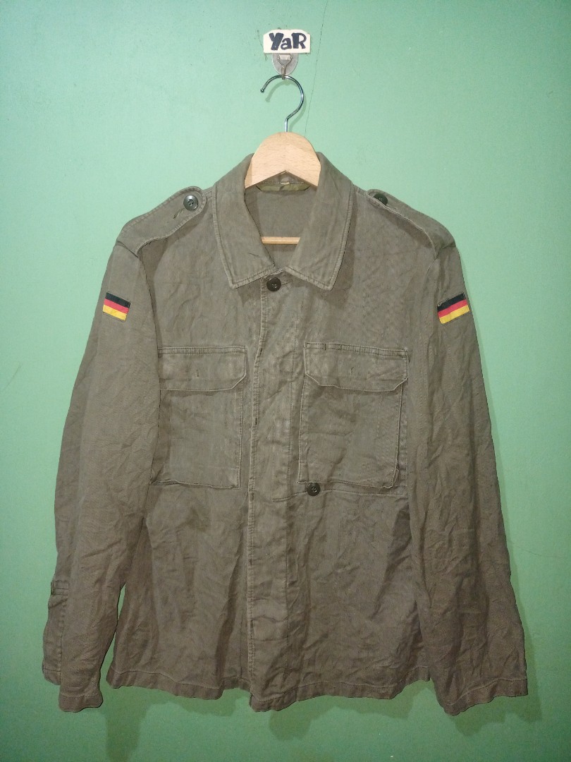 Vintage 80's German Army Field Jacket, Men's Fashion, Coats
