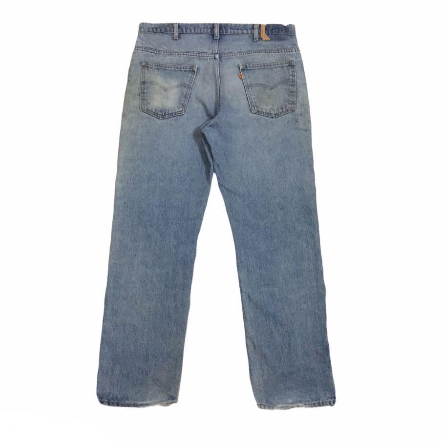 VINTAGE 80 s LEVIS 509 ORANGE TAB RELAXED DENIM JEANS Men s