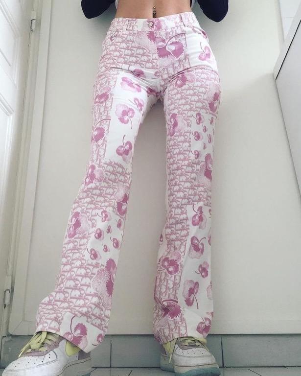 Vintage 90’s Dior Pants (Rare) (Category: Luxury Apparel) located in Manila. Submitted by designerarchives.ph (Listing ID 1153026838, Image 2). Description: Sizes: Small, Large (Medium is sold) Dimensions: Small - 97/78/60 Large - 101/88/68 Vintage Pink Dior Pants — Photos are actual! No photo grabbing please • 50% dp or full payment required • 2-3 weeks ETA • Color may vary due to lighting • Buyer will shoulder the shipping Shipping: NCR - Lalam
