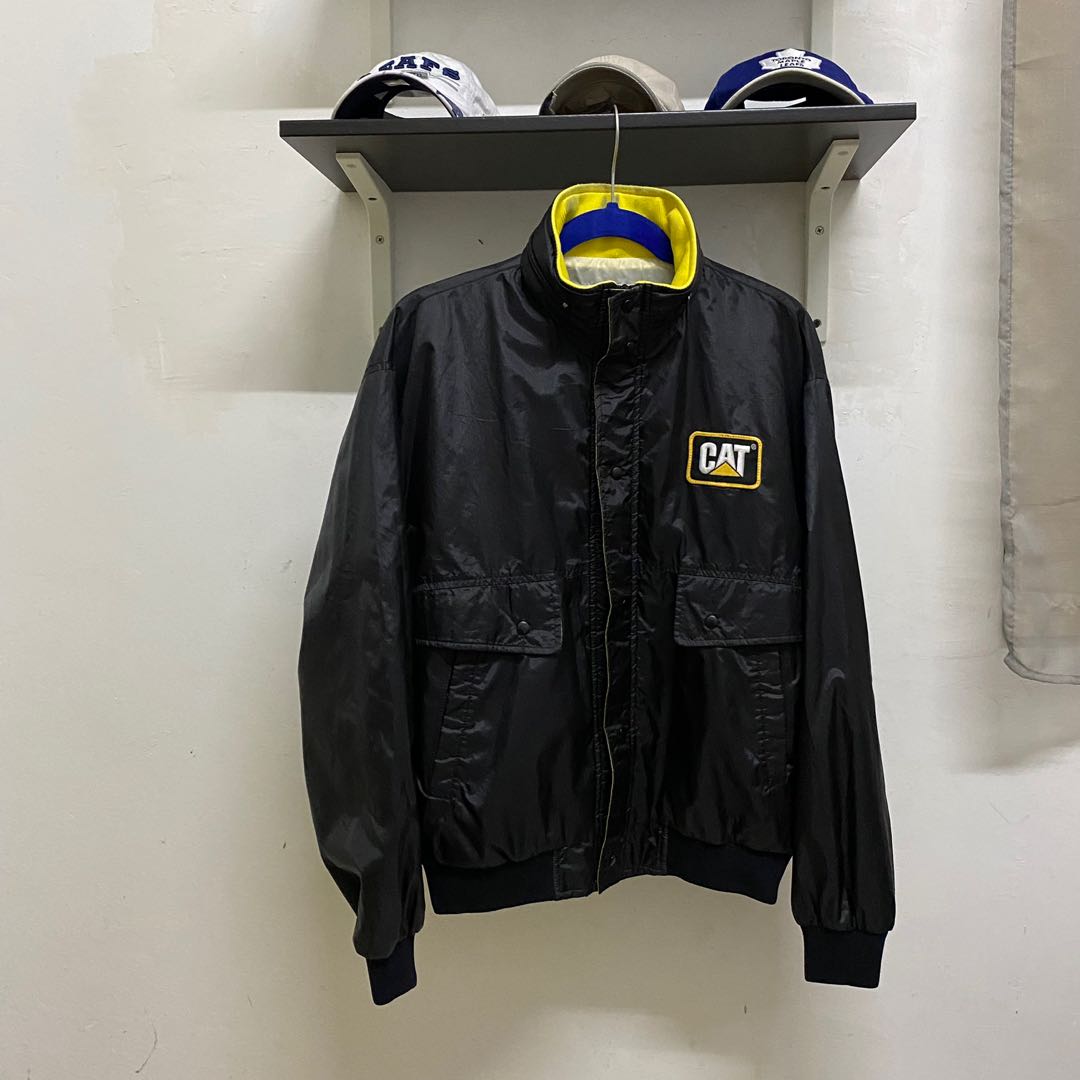 Vintage CAT Caterpillar Windbreaker Jacket Men s Fashion Coats