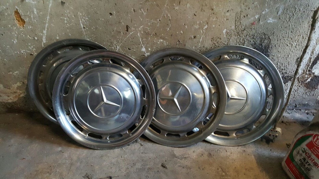 Vintage MercedesBenz Wheel cover for sale ., Car Accessories, Tyres & Rims on Carousell