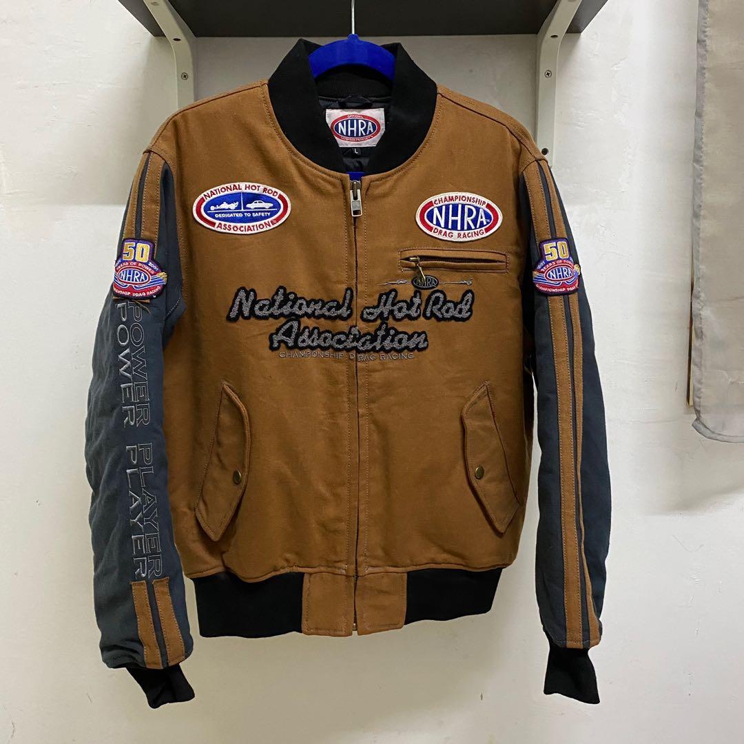 Vintage NHRA Drag Racing Varsity Jacket, Men's Fashion, Coats, Jackets ...