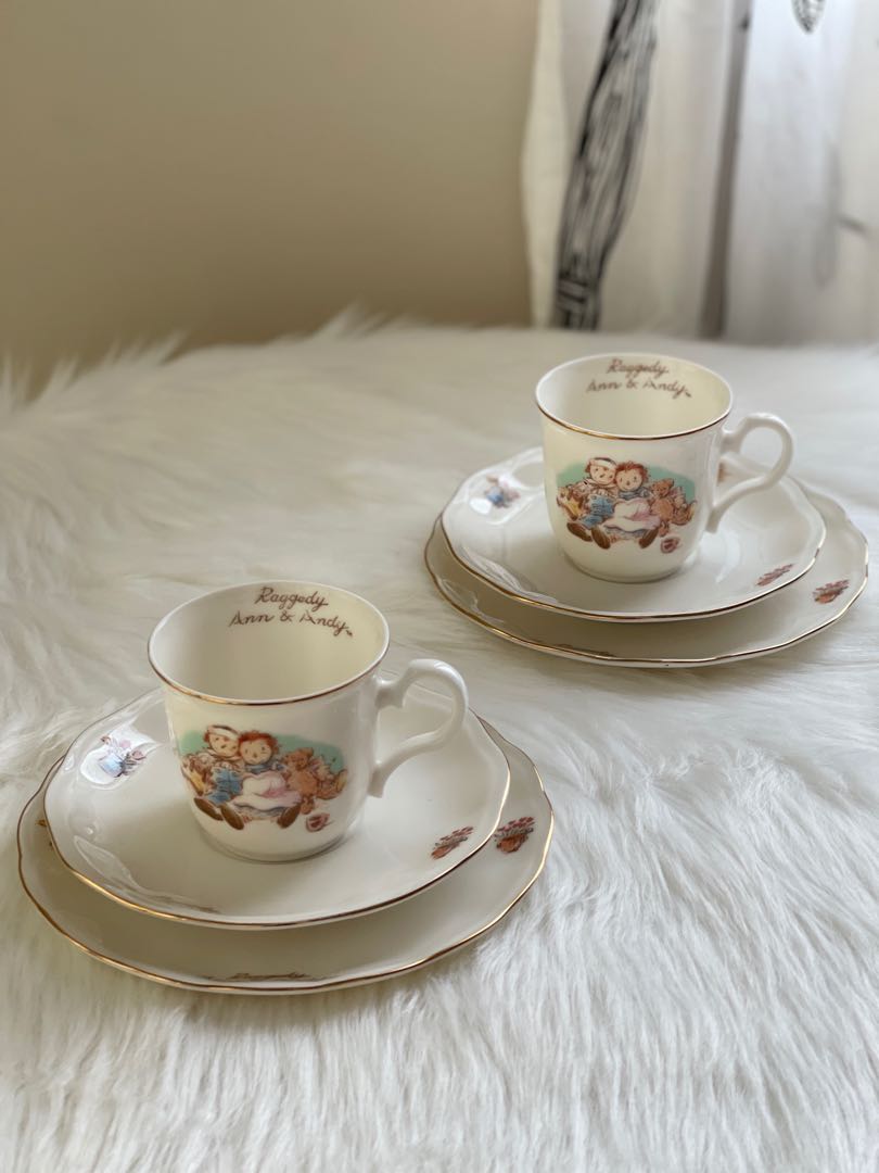Raggedy ann tea sales set