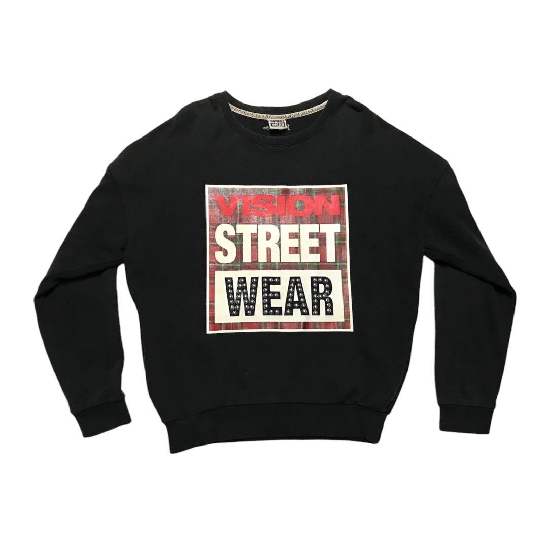 BEST BUY VINTAGE VISION STREET WEAR X JOUETIE 80 s 90 s SWEATSHIRT RARE