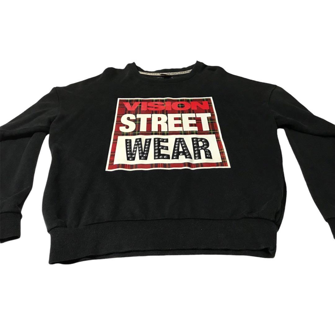 BEST BUY VINTAGE VISION STREET WEAR X JOUETIE 80 s 90 s SWEATSHIRT RARE