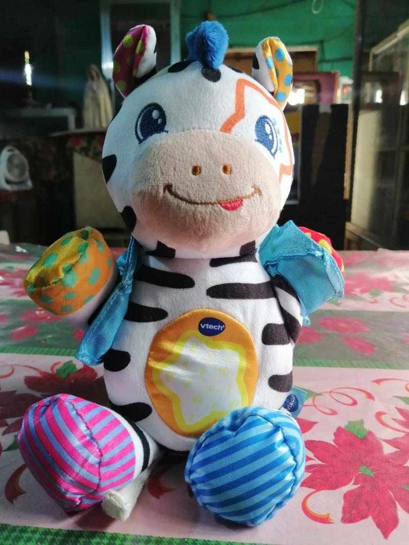 Vtech lights and stripes zebra top
