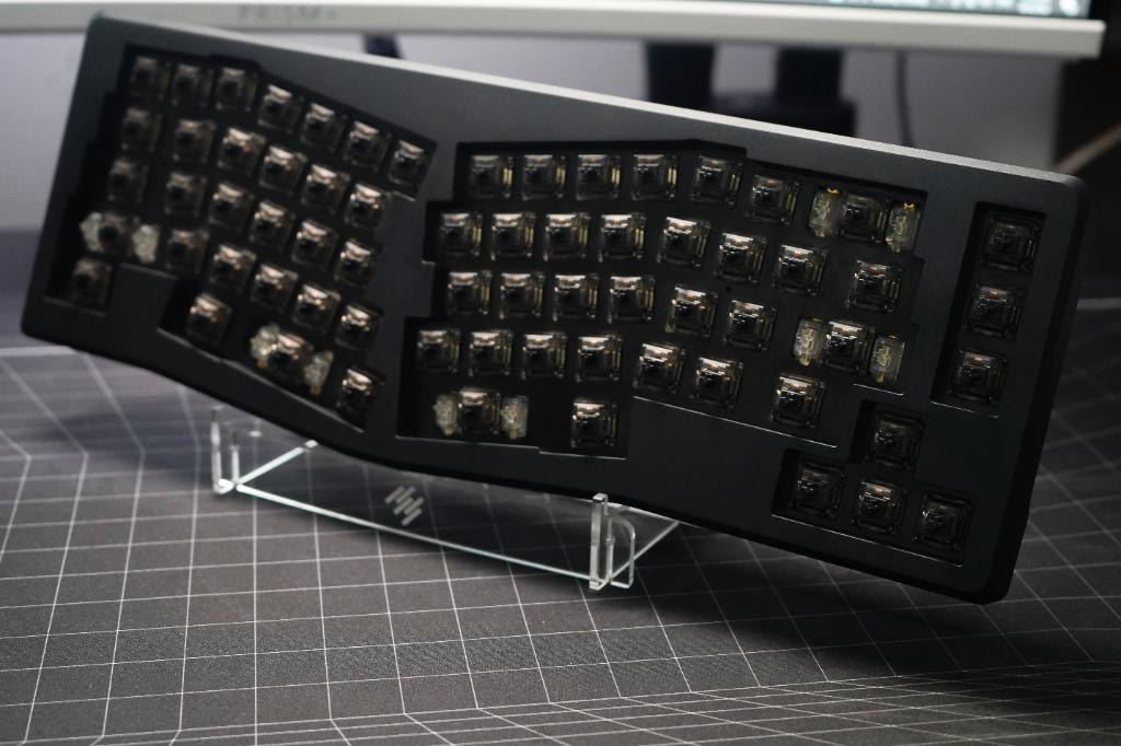 KBDfans MAJA Gray Alice配列 自作キーボード リストレスト