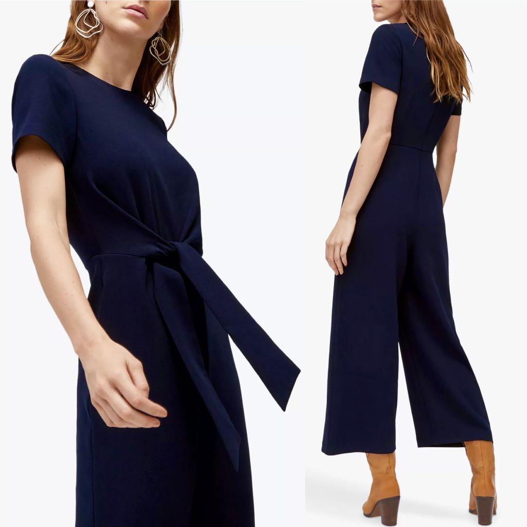 Warehouse side sales knot jumpsuit