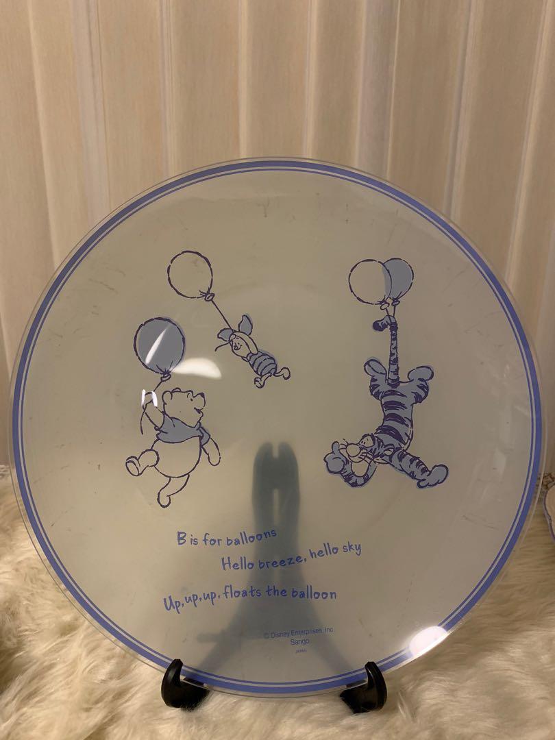 Winnie the Pooh Tigger Piglet Sango Plate (Category: Dinnerware & Cutlery) located in Calamba. Submitted by cur8d (Listing ID 1153109589, Image 1). Description: 11 inches with flaws -see photos , not visible from afar .