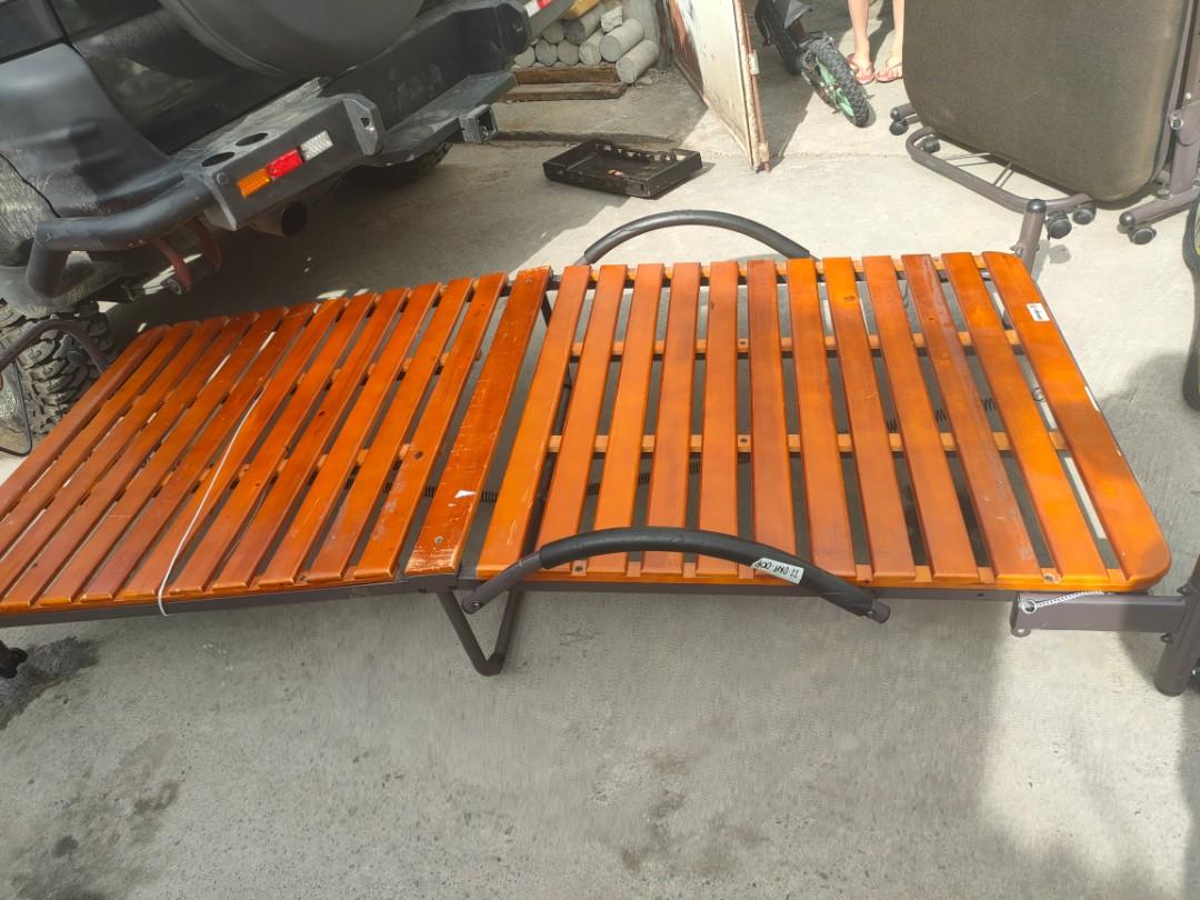 WOODEN FOLDING BED JAPAN SURPLUS, Furniture & Home Living, Furniture