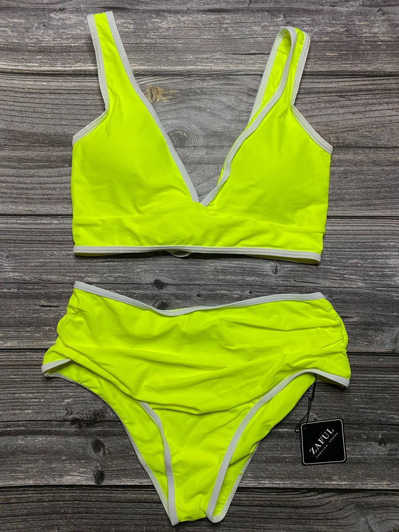 Zaful neon new arrivals green bikini