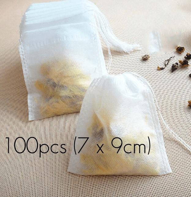 100Pcs Tea Bags Disposable Empty Discounts Sellers, 45% OFF | sojade ...