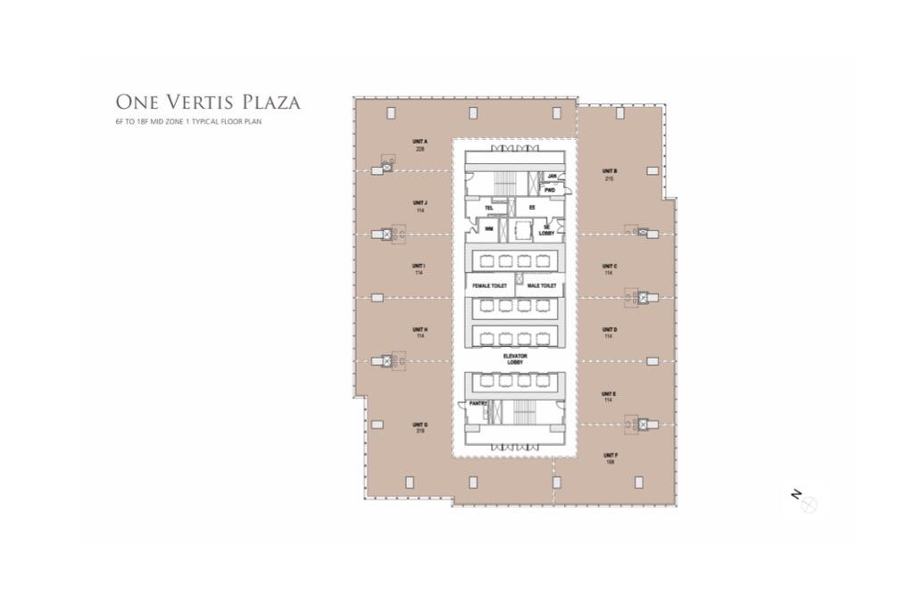 1 614sqm One Vertis Plaza Whole Floor Quezon City Office Spaces Units