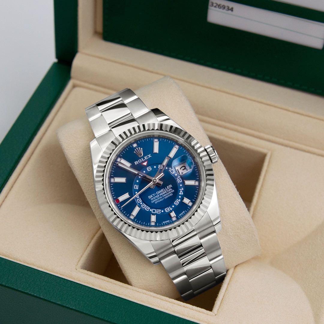 326934 Rolex Sky dweller Blue dial 